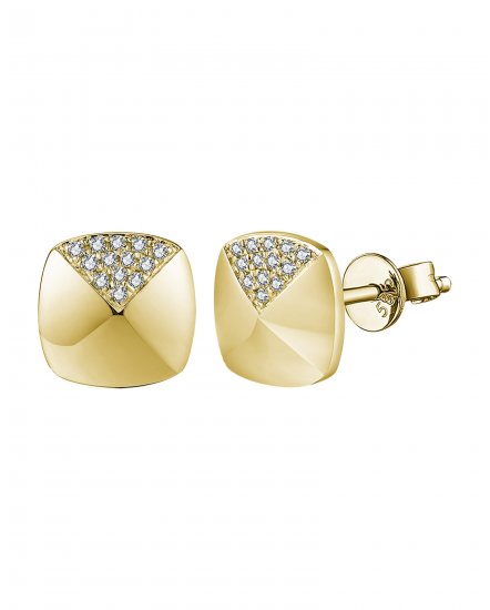 SQUARE DIAMOND STUDS (TE1424)